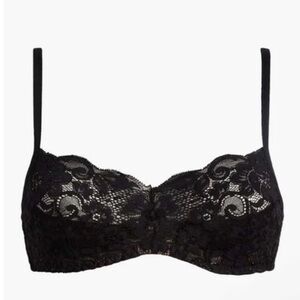 Free People x We Are HAH Hook Up Demi Bra Black Adjustable Size 30-38C NWT